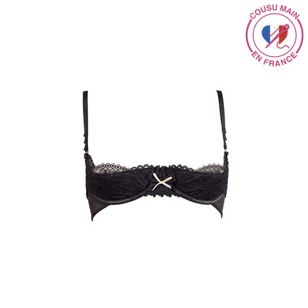 Soutien-Gorge Demi-Seins Réglisse de Luxxa
