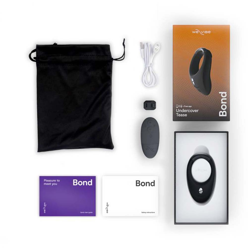 Cockring Bond - Vibrant, Connecté et Réglable - We-Vibe