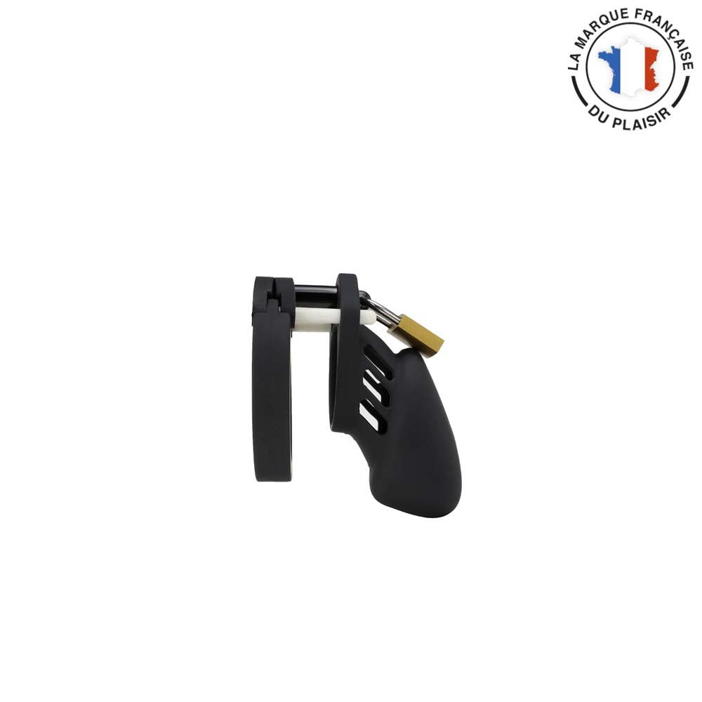 Cage de Chasteté Silicone Vue Trois-Quarts