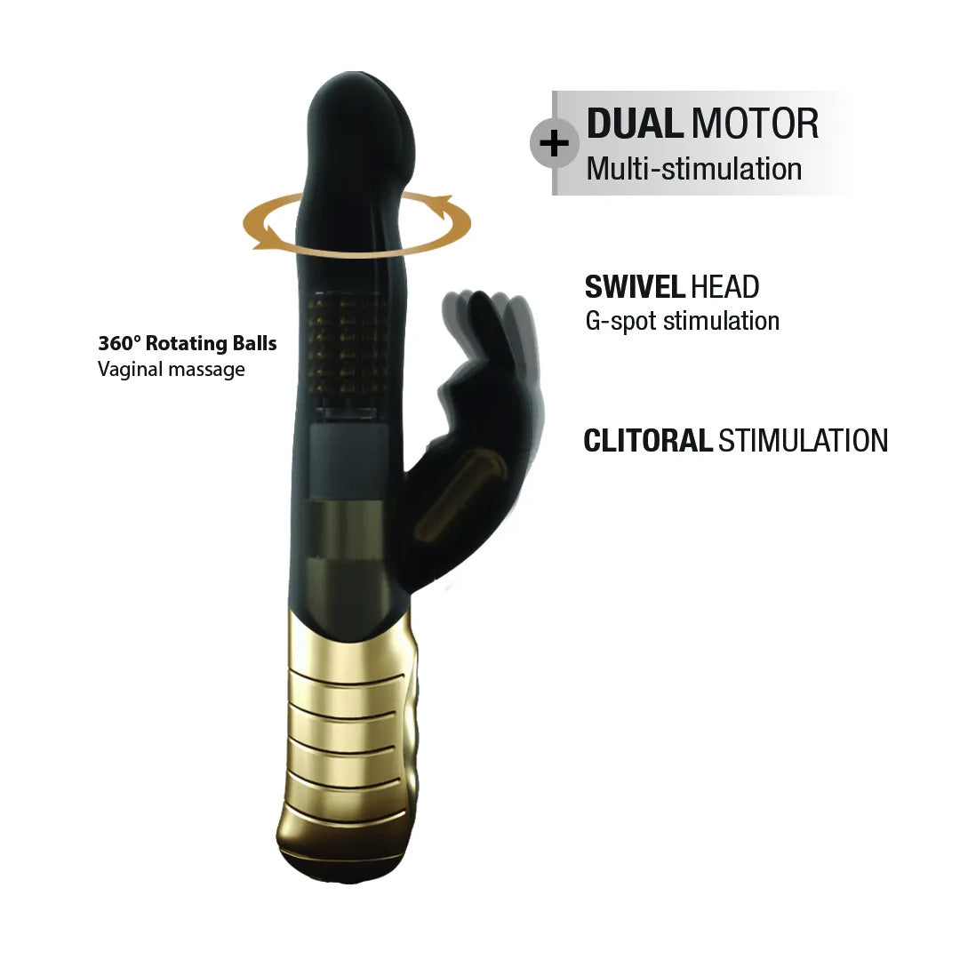 Vibromasseur Baby Rabbit Gold Rechargeable