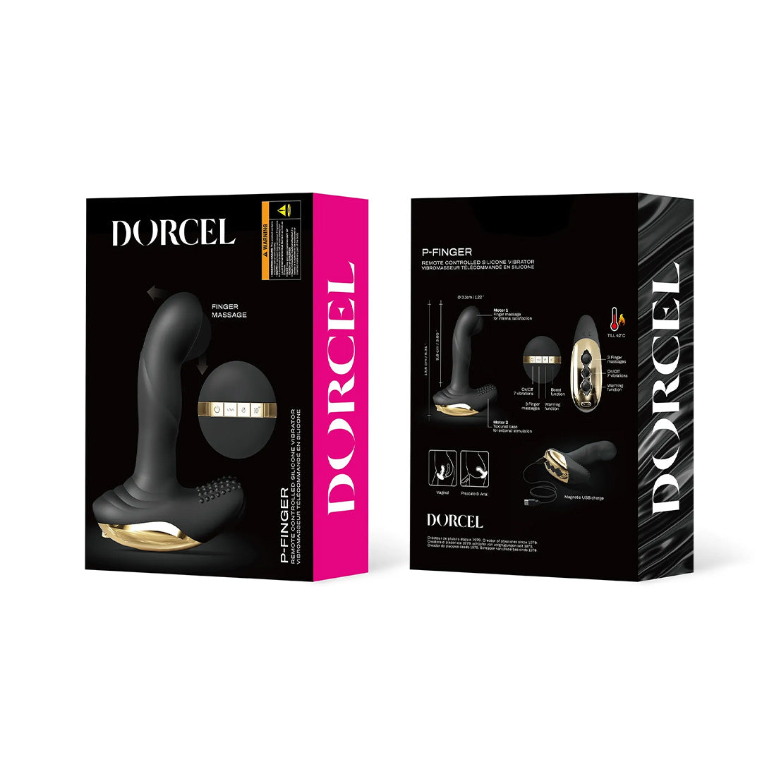 Vibromasseur Télécommandé P-Finger Prostate et Vagin