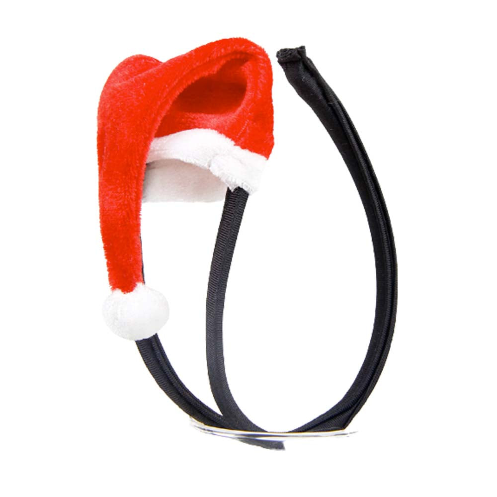 String Nu Bonnet Père Noël Homme Cache Pénis Déguisement Costume