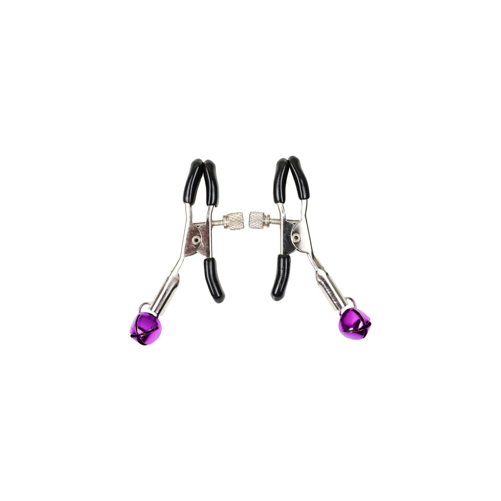 Be Bondage Coffret Fetish Kit Complet BDSM Soft Violet 9 accessoires Pinces Tétons Vue de Face