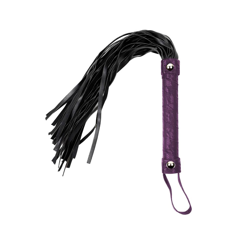 Be Bondage Coffret Fetish Kit Complet BDSM Soft Violet 9 accessoires Fouet Vue de Face