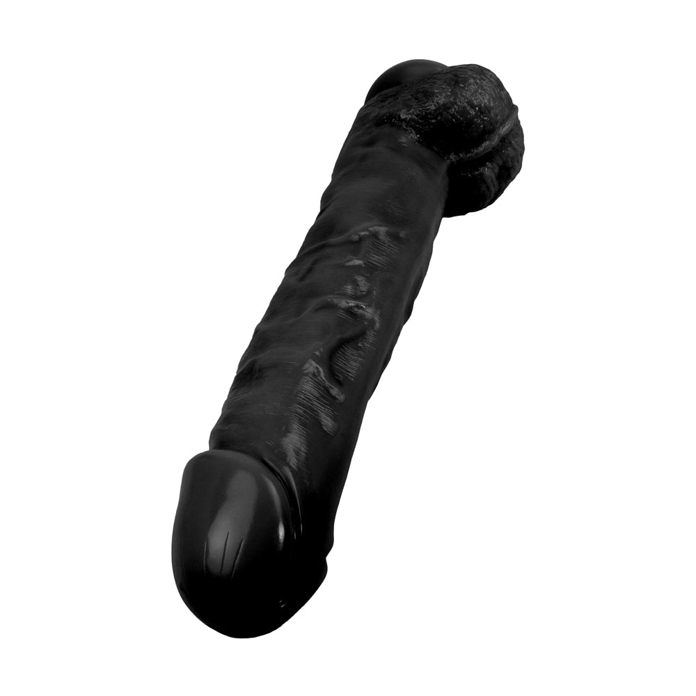 16 Icon Dildo Be Bondage noir couché