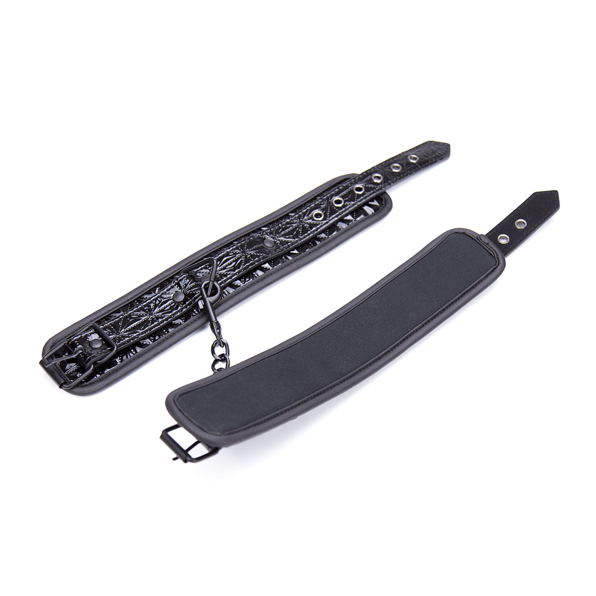 Menottes brillantes Be Bondage à plat vue intérieur
