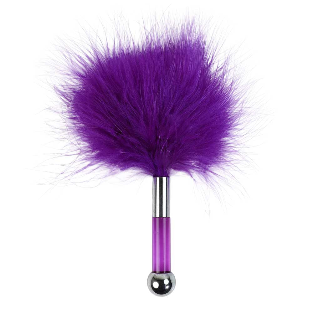 Petit plumeau Be Bondage violet debout