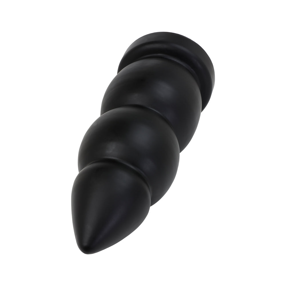 Plug Anal Pointe Vinyle - Vue Horizontale - Be Bondage