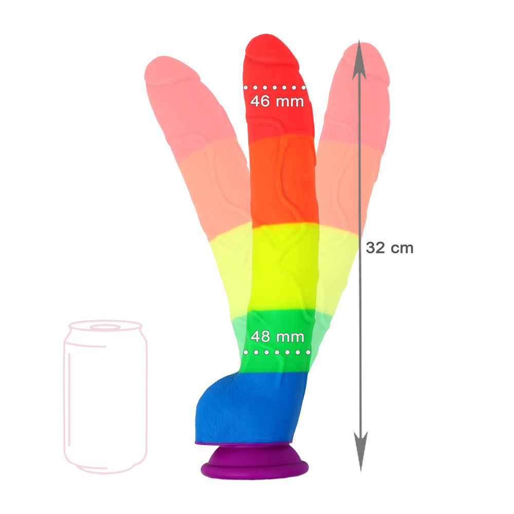 Gode Arc-en-Ciel - Vue Technique - Be Bondage