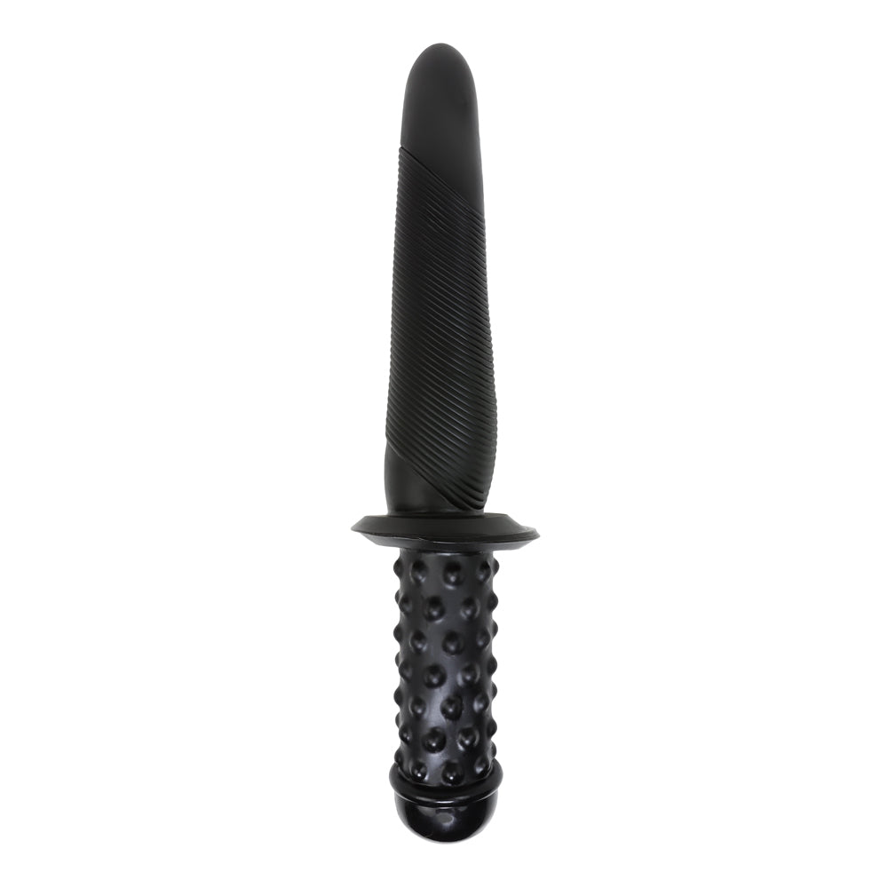 Plug Anal Épée Vinyle - Vue Dressée - Be Bondage