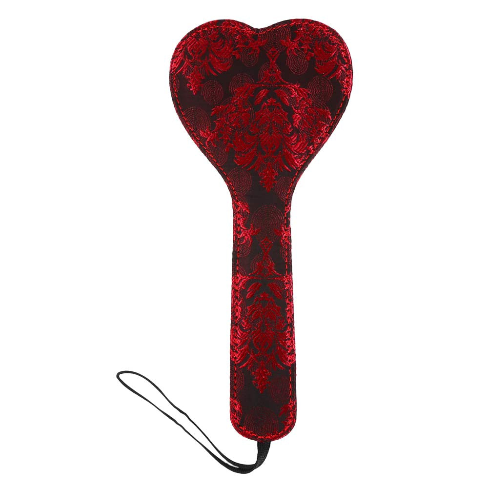 Paddle Coeur Dentelle - Vue Dressée - Be Bondage