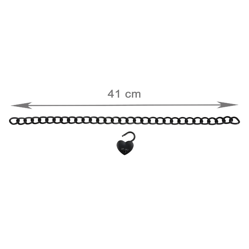 Chaîne avec cadenas Be Bondage avec dimensions