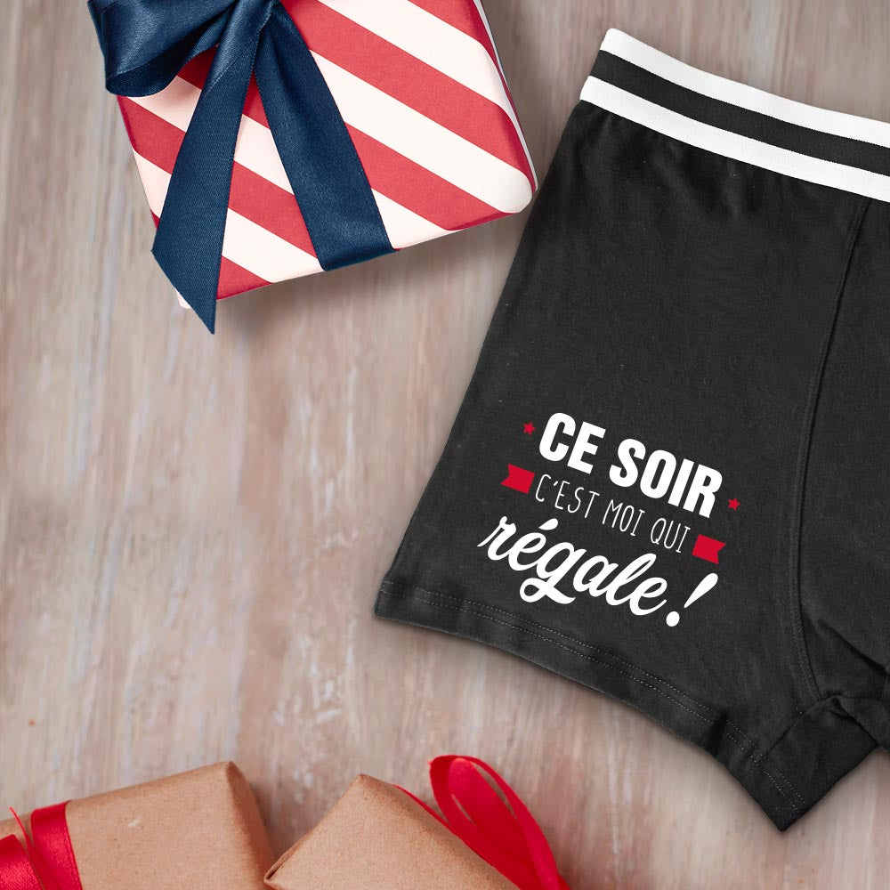 Boxer Ce soir C’est Moi Qui Régale - L Vue Message - La Main au Panier