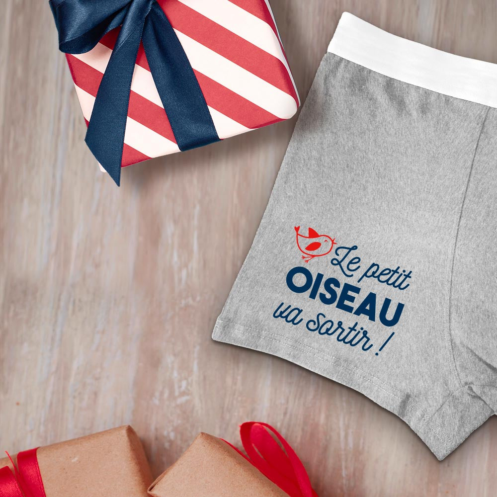 Boxer Le petit Oiseau Va Sortir - L Vue Message - La Main au Panier