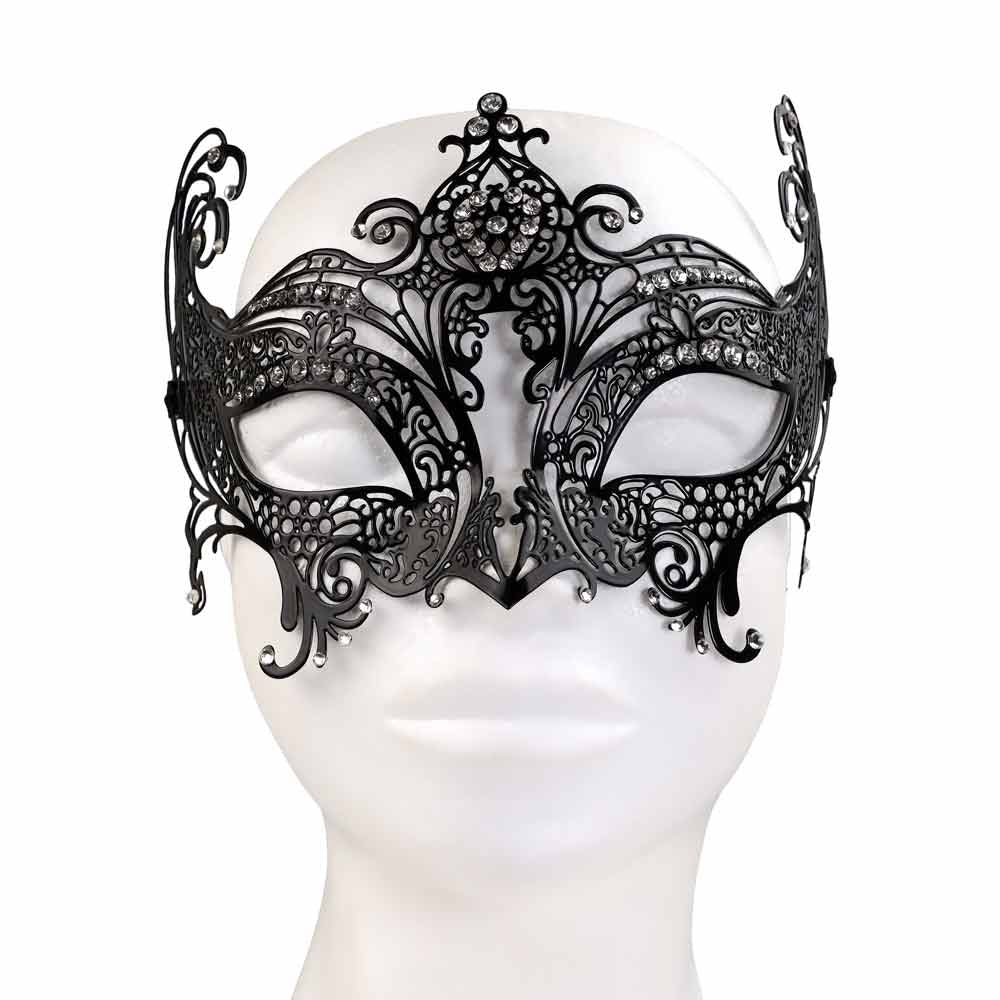 Masque vénitien Héra porté de face