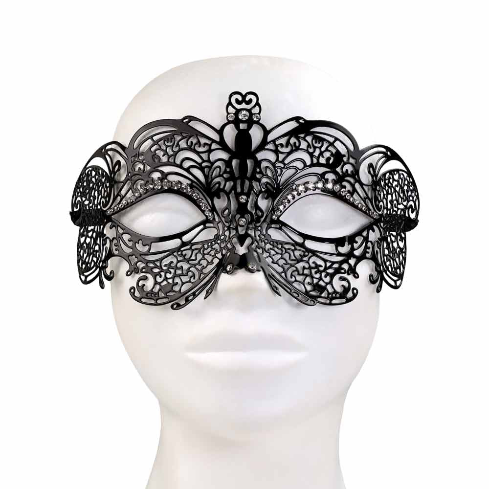 Masque vénitien Perséphone porté de face
