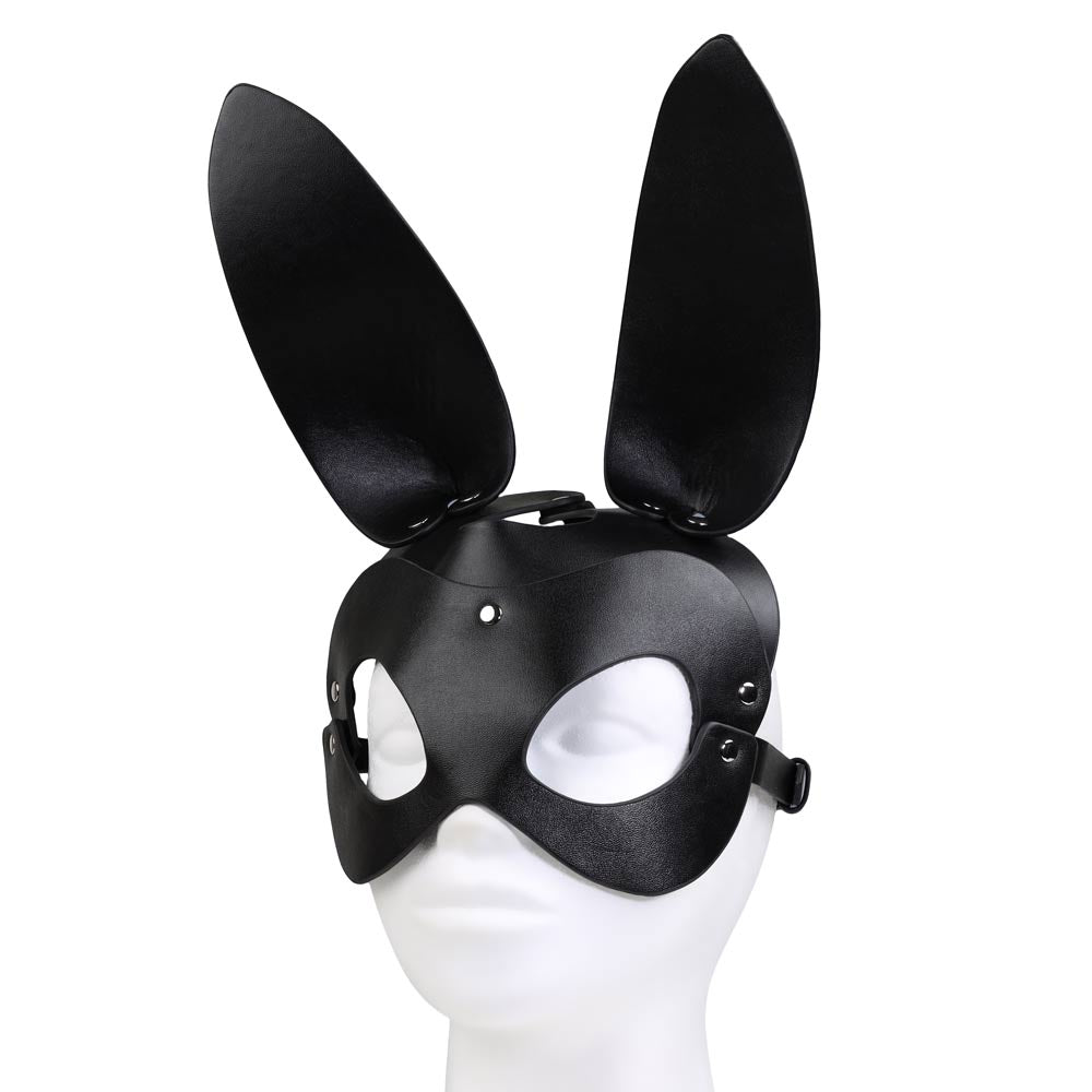 Masque Lapin Longues Oreilles - Vue de Face - Be Bondage