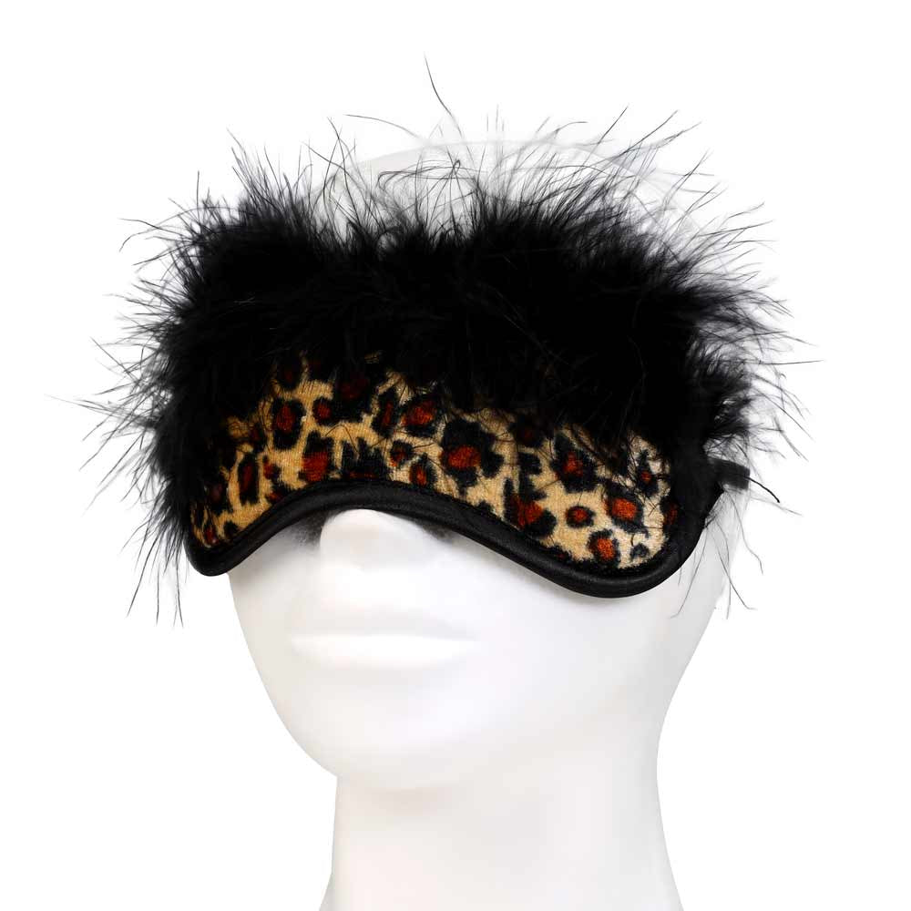 Masque Occultant Yeux Léopard - Face Mannequin - Be Bondage