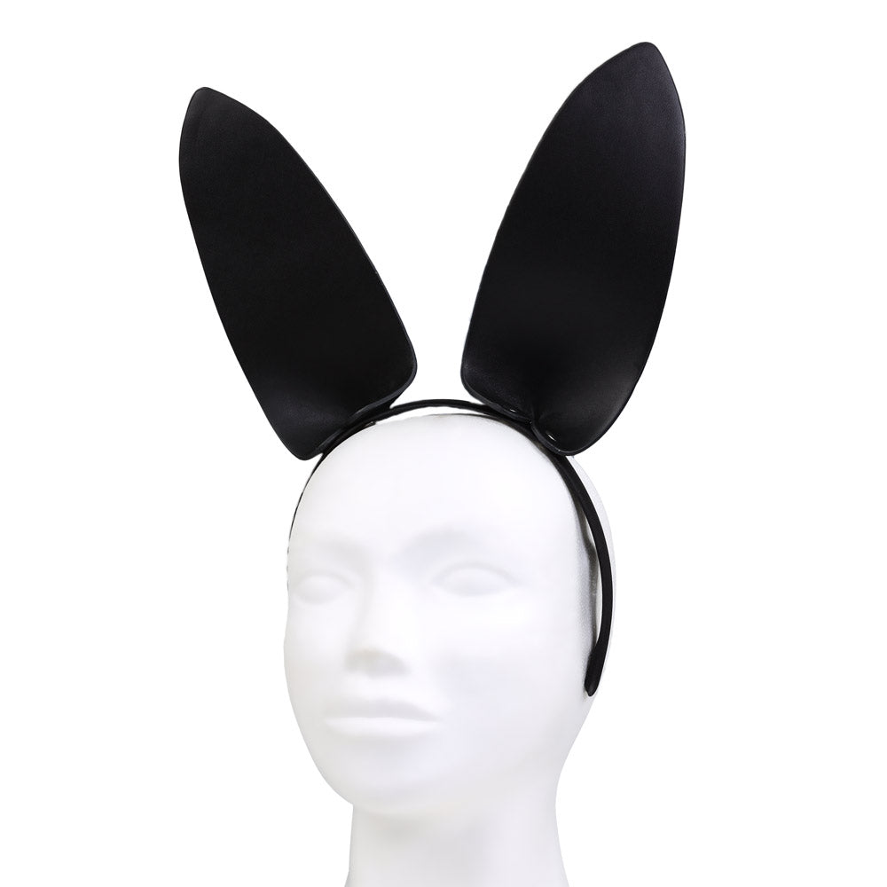 Serre-tête oreilles de lapin porté de face