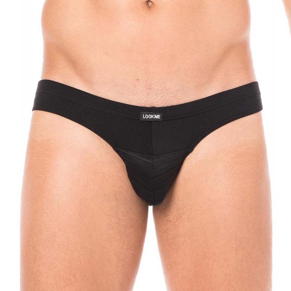 Slip rayé Lace - porté de face