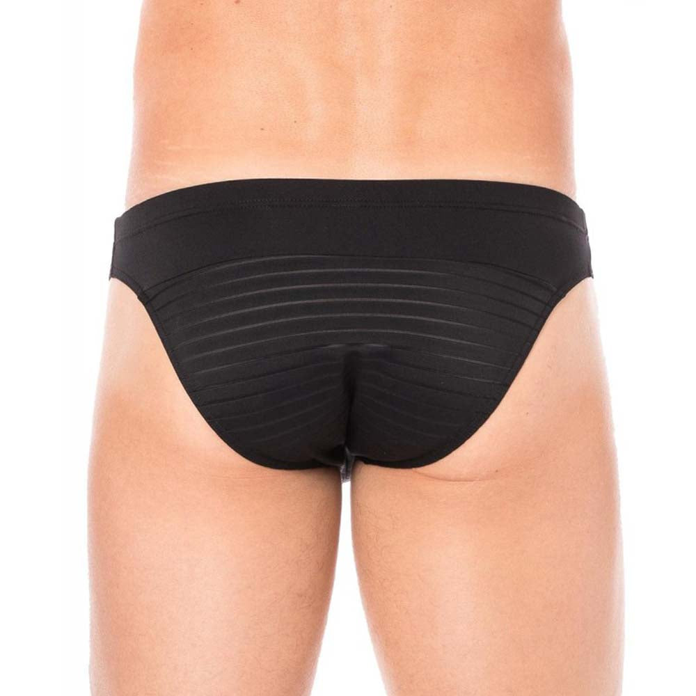 Slip rayé Lace - porté de dos