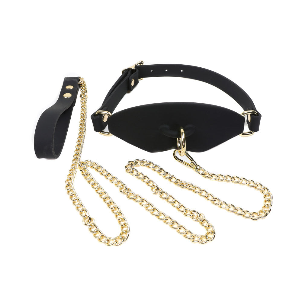 Laisse et Bâillon en Silicone - Accessoire de Soumission - Be Bondage