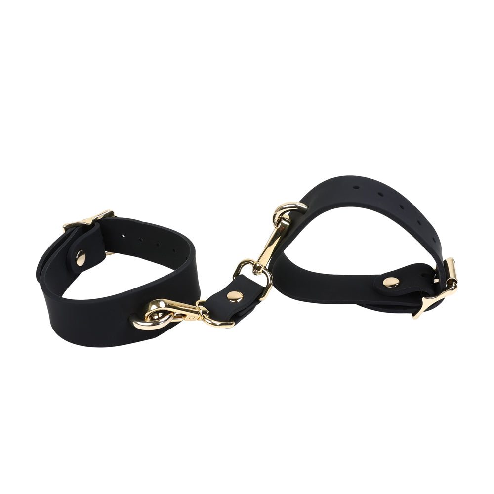 Entraves Chevilles - Silicone et Métal - vue haut - Be Bondage