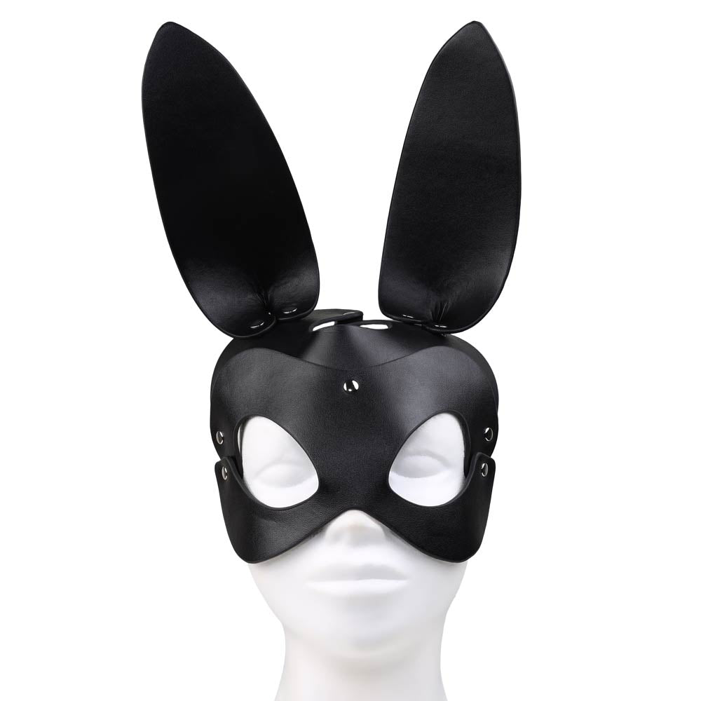 Masque Lapin Longues Oreilles - Vue de Face - Be Bondage