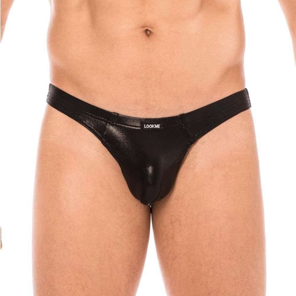 String homme wetlook détail de face