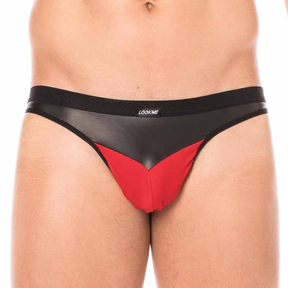 Jock similicuir Dark Sun porté de face