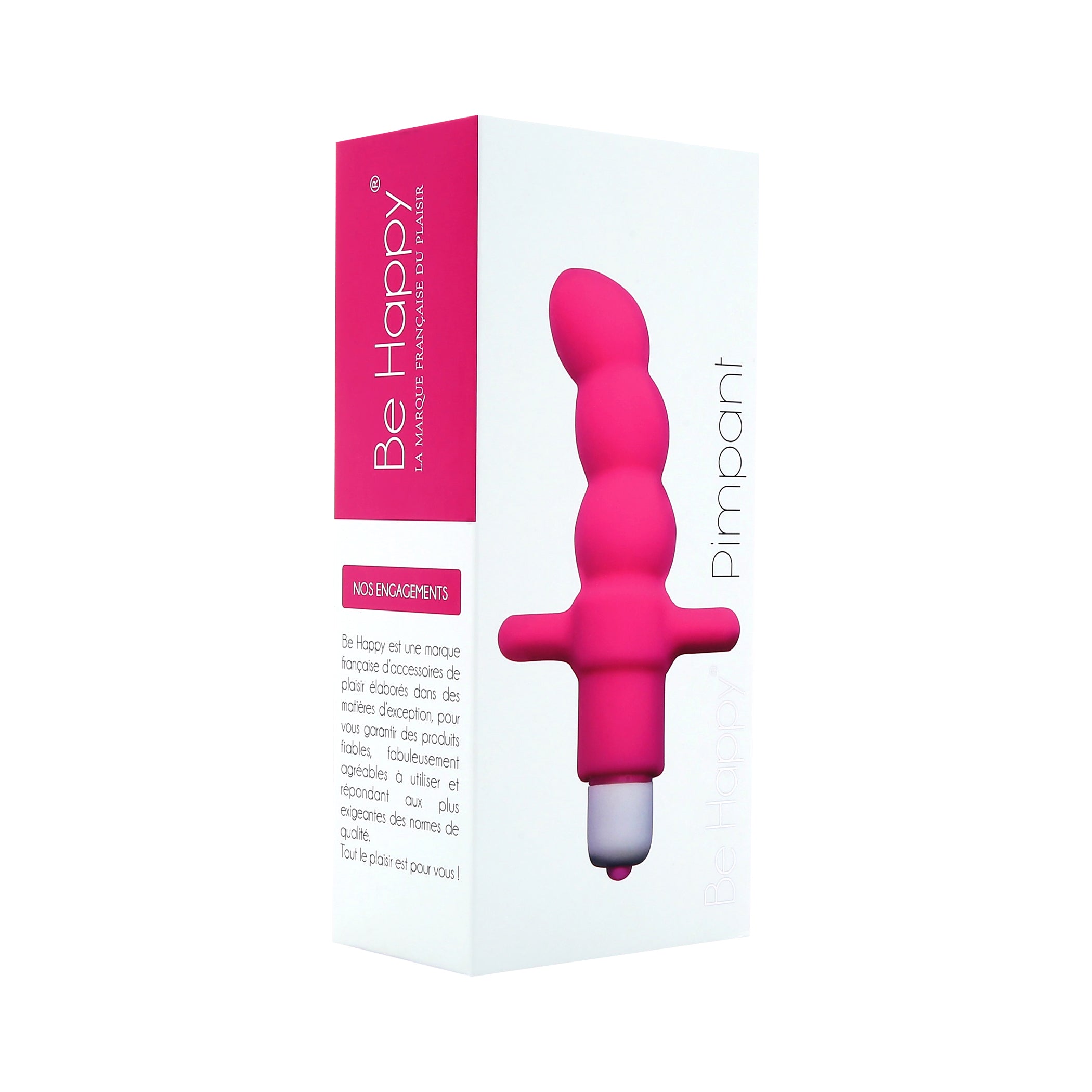 Vibromasseur Anal 2 en 1 Pimpant Rose dans sa boîte 1