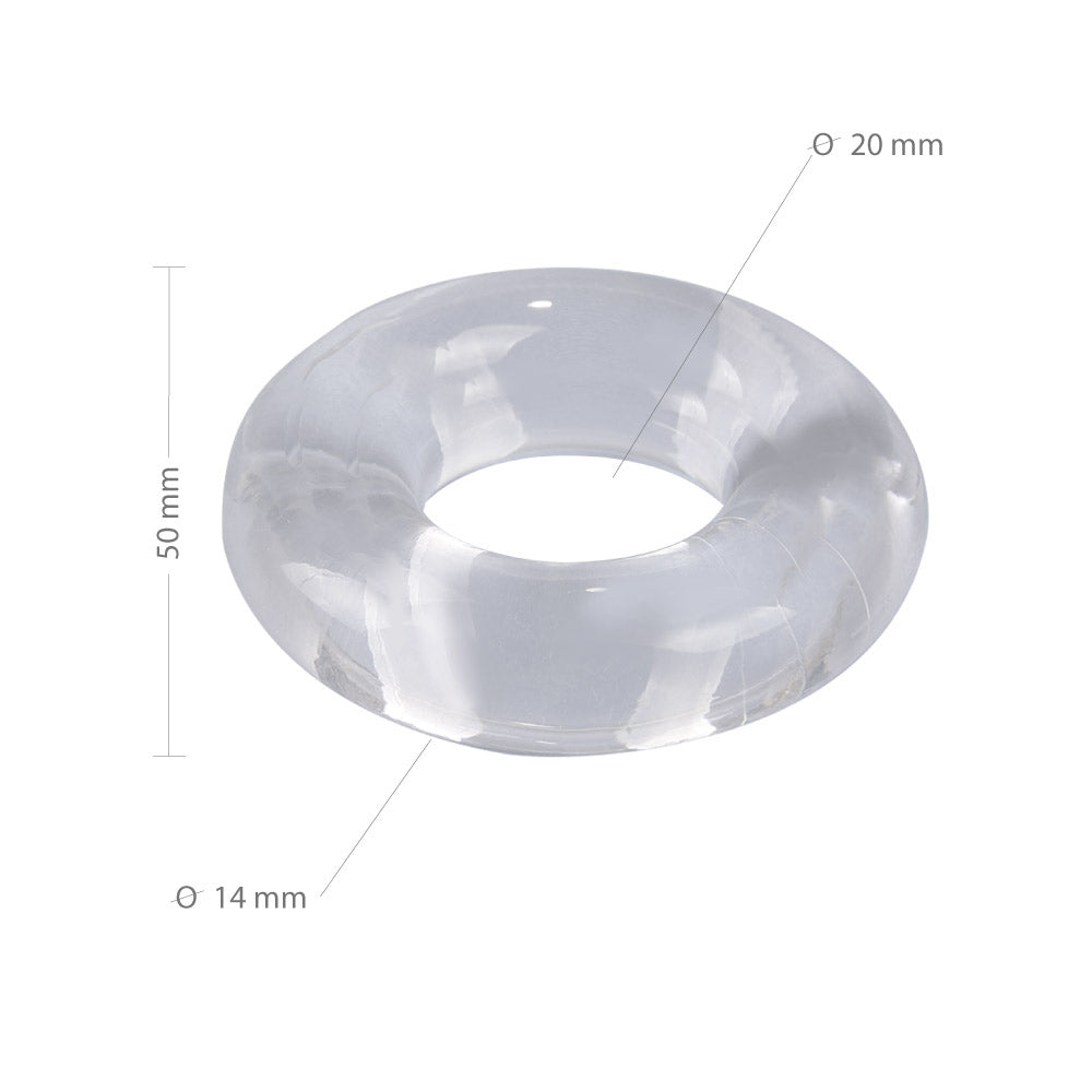 Anneau Pénien Extra Souple Be Happy transparent avec dimensions