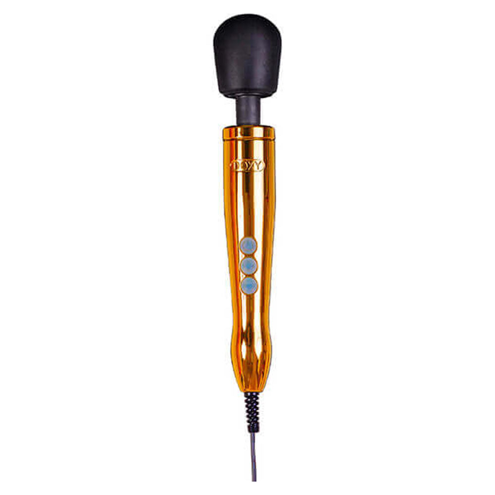 Stimulateur Clitoridien Micro Doxy Wand Massager Die Cast Gold Luxe