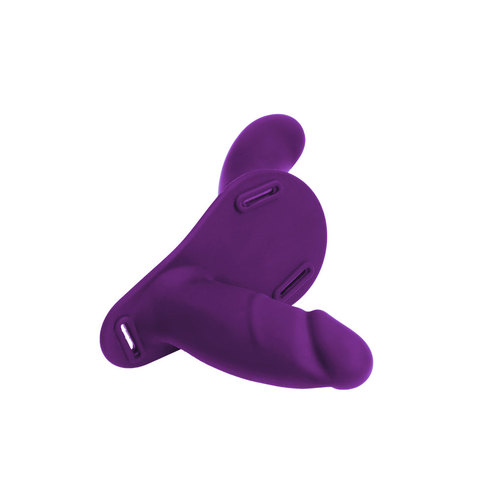 Empereur Double Gode Ceinture M & L Violet Bleu