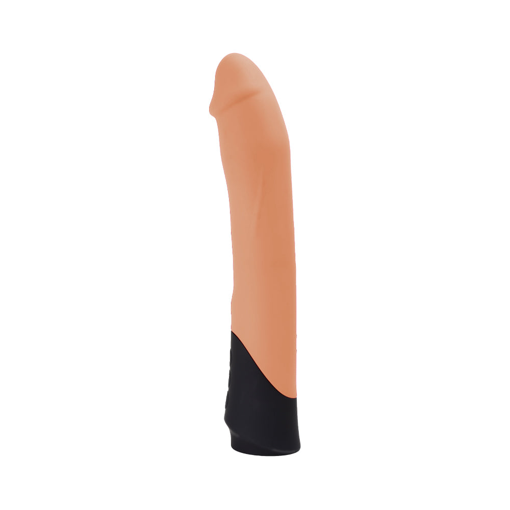 sextoy colossal couleur chair en silicone vue laterale