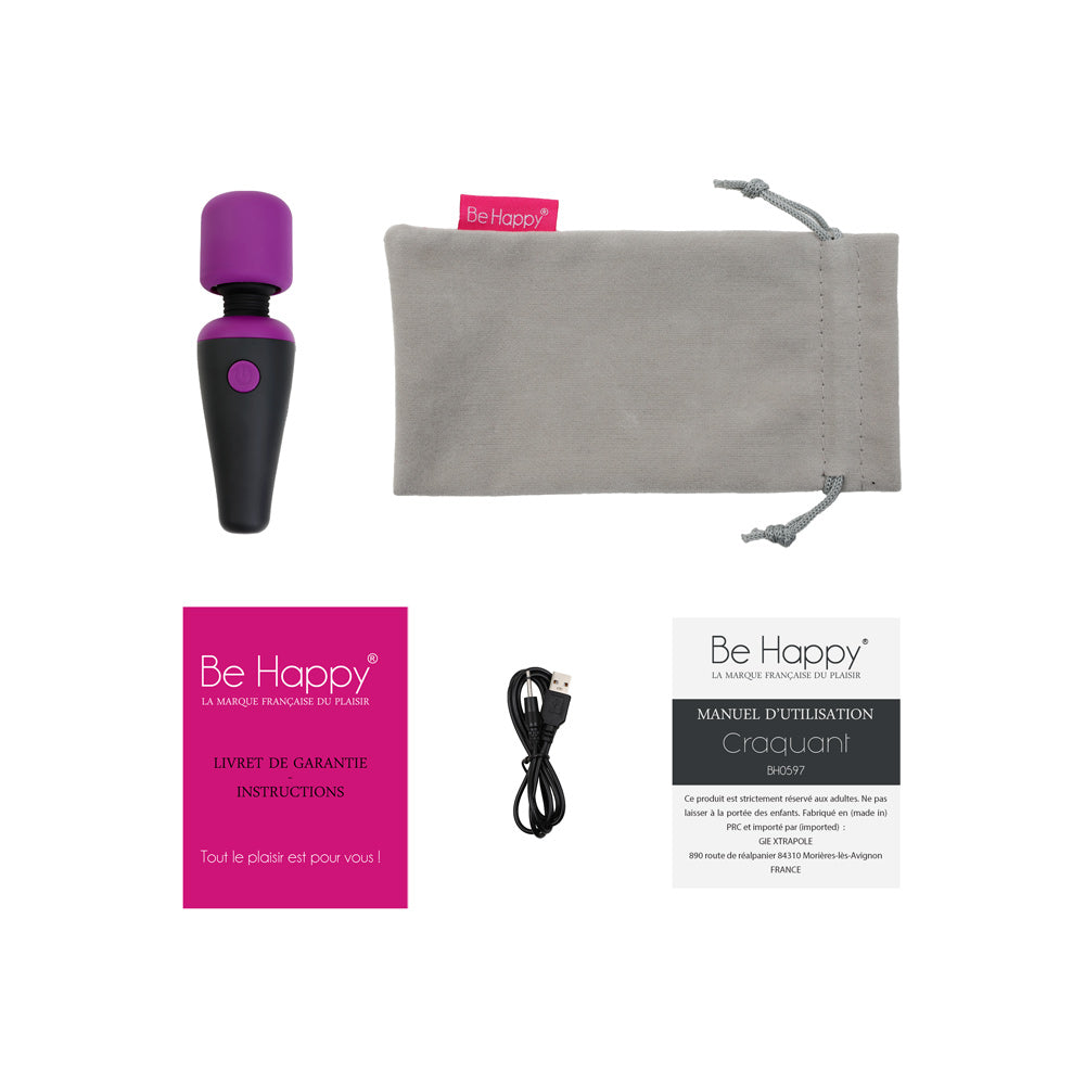 CRAQUANT -Micro wand violet et noir de poche