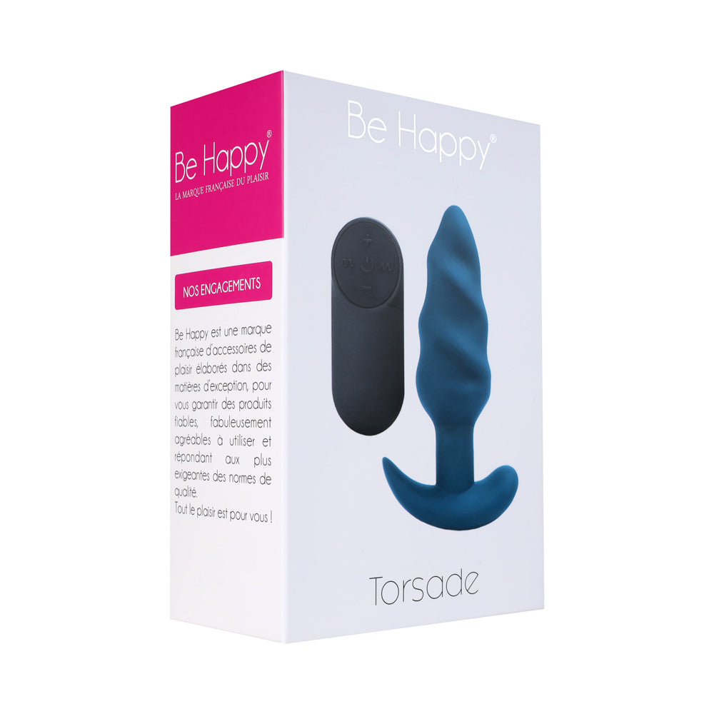 coffret torsade plug anal vibrant telecommande be happy