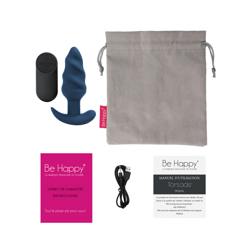 contenu coffret torsade be happy toy anal vibrant