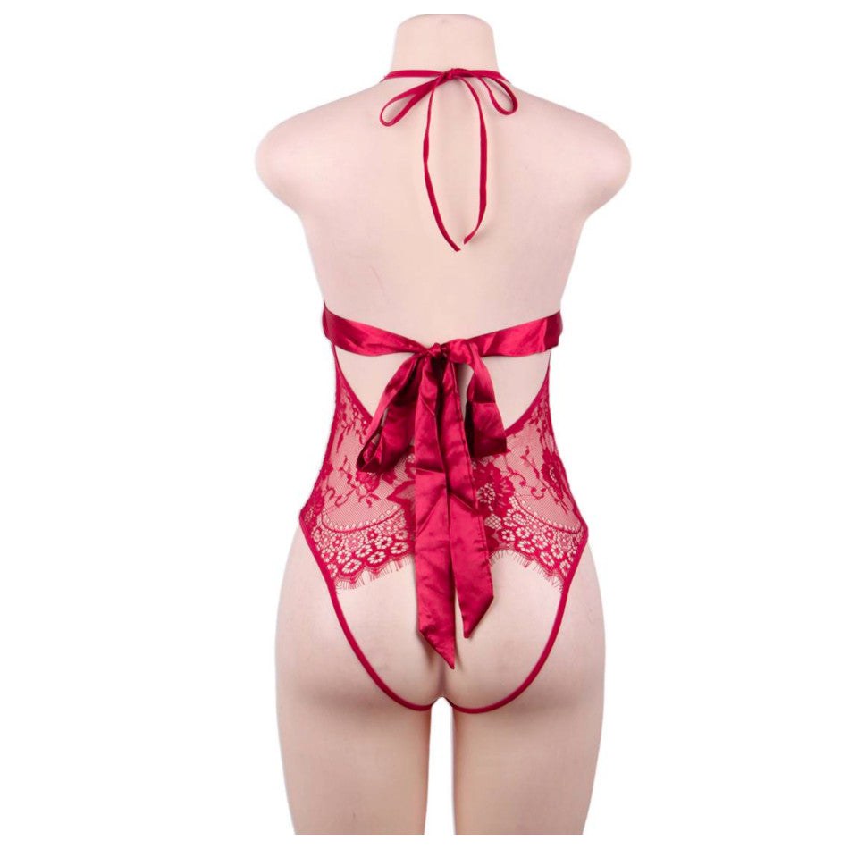Body-fesses-nues-dentelles-satin-Hortensia-rouge-Sensual-Lingerie-porte-femme-dos