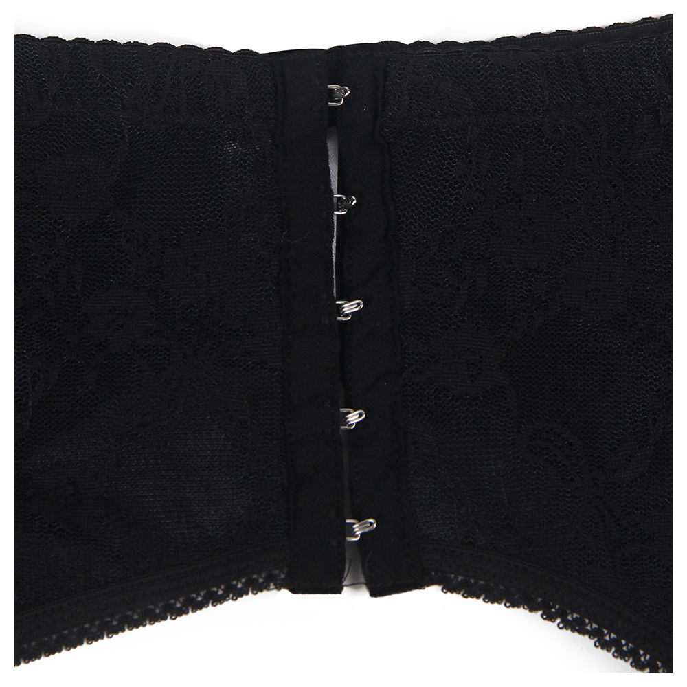 Porte-Jarretelles large Lou Noir - Sensual Lingerie