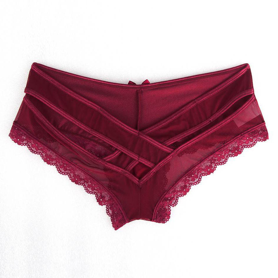 shorty sexy dos bordeaux