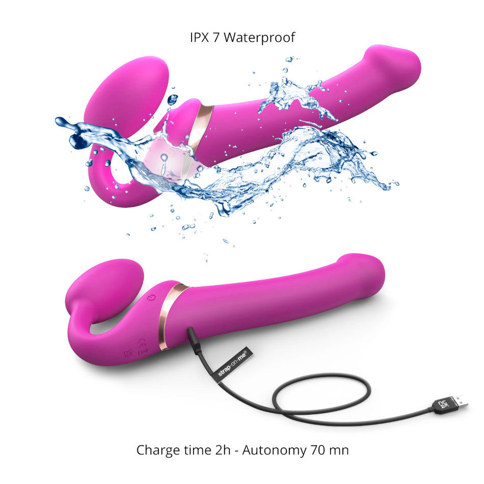 Strap on me bendable waterproof fushia
