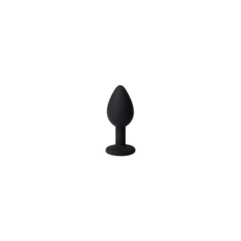 Plug anal bijou noir taille S