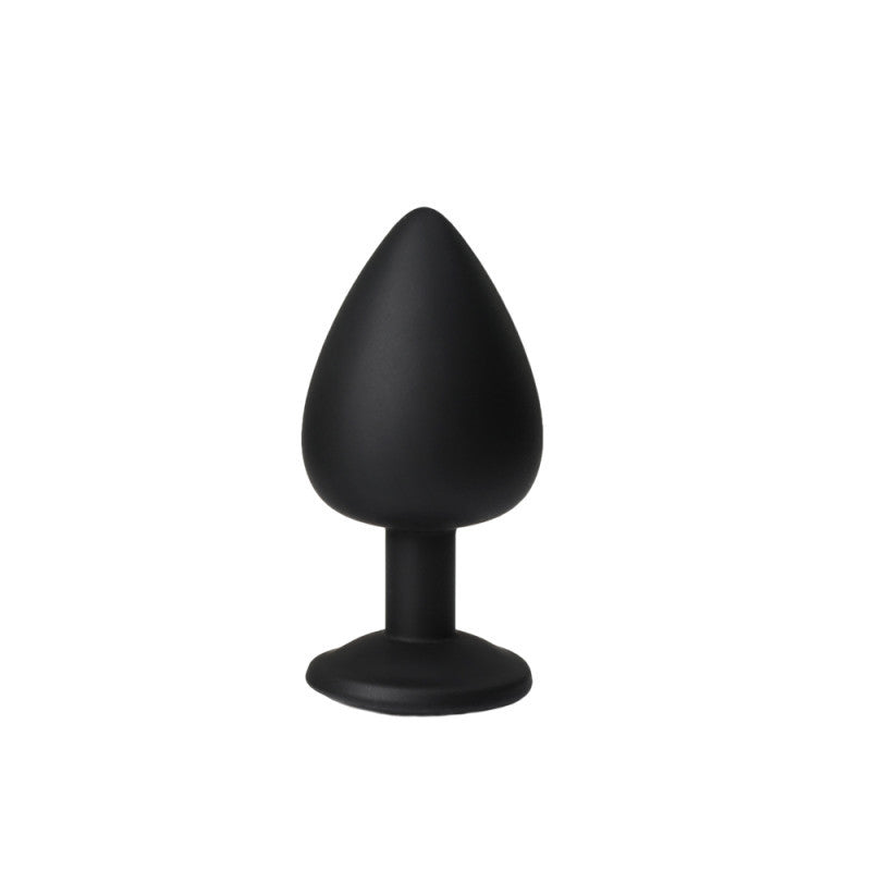 Plug anal bijou noir taille L