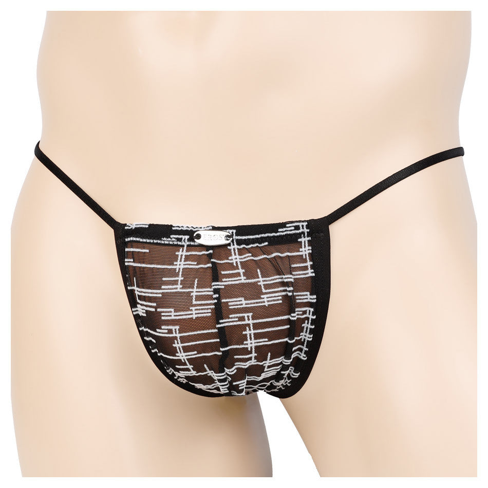 string ficelle homme rusty  gris fantaisie