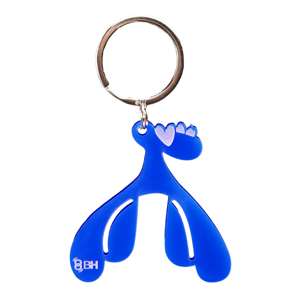 Porte-clefs clitoris bleu nuit