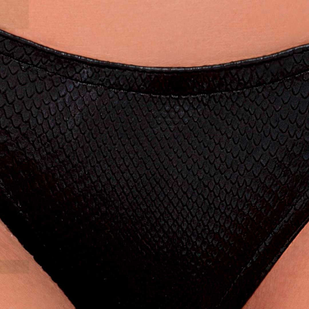 String Wetlook - Effet peau de serpent