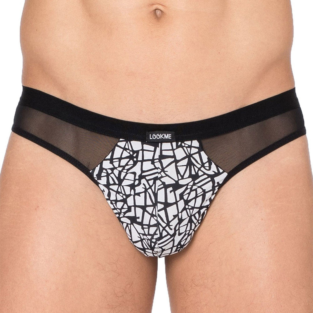String imprimé noir et blanc - Look Me