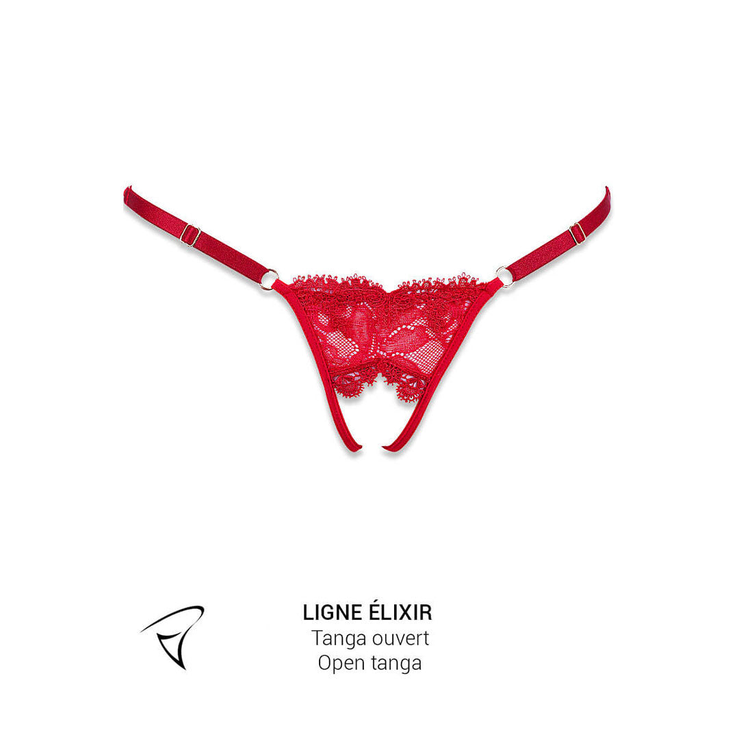 Tanga ouvert dos fendu Elixir - Luxxa
