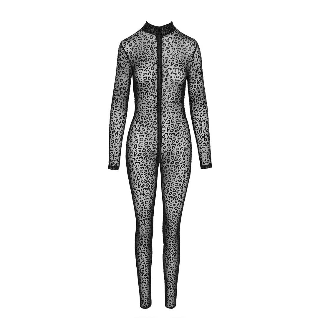 Combinaison Léopard - Transparente - Noir Handmade